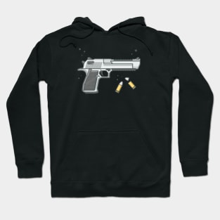 Pistol gun with bullets Hoodie